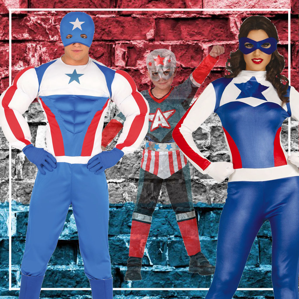disfraces para grupos de comics y superheroes